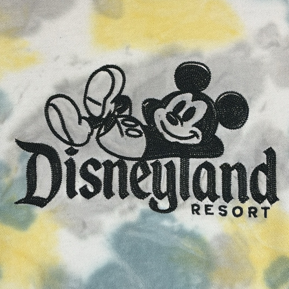 DISNEY Disneyland Resort Mickey Tie Dye Crewneck Sweatshirt Size Small - Picture 2 of 6